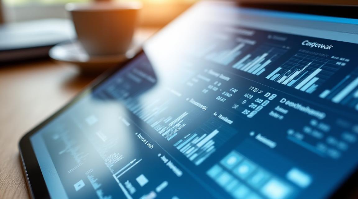Logistics data management dashboard with real-time metrics